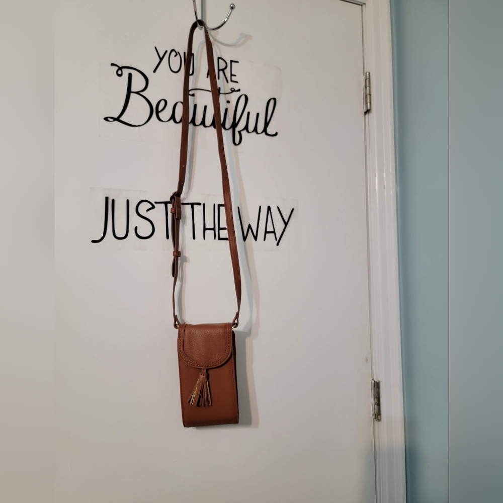 Maurcices Brown Crossbody Bag